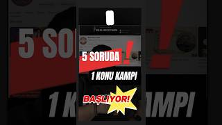 5 SORUDA 1 KONU KAMPIM BAŞLIYOR! #shorts #kpsstarih #kpsstarih #tarih #türktarihi #ayttarih #ayt