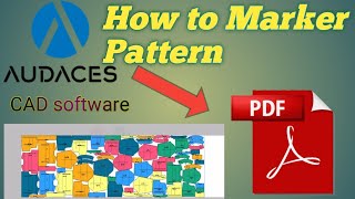 How to  Marker PDF  Audaces CAD software. For Beginners, sajuallthebestbd