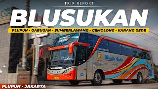 CUMAN ROSIN YANG START DARI SINI 😯 | Trip Report Rosalia Indah HDD 487 (Plupuh - Jakarta) [PART 1]