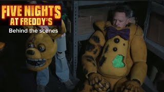 The behind the scenes of the FNAF movie