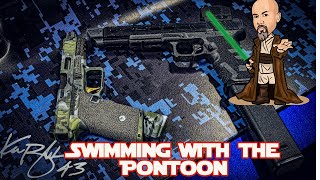 Swimming with the Pontoon 18