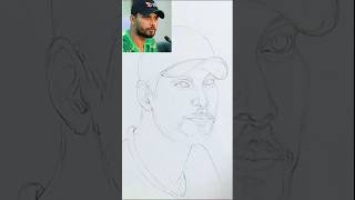 How to draw a human face with pencil #art #shortvideo #shortsfeed #tips #facedrawing #pencilsketch