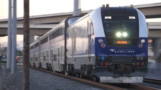 FAST Amtrak Trains At Laguna Nigel!