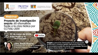 Webinar sobre el proyecto de investigación sequía