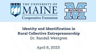 Identity and Identification in Rural Collective Entrepreneurship