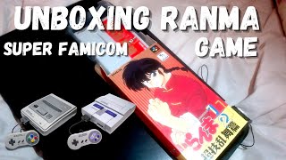 UNBOXING RANMA SUPER FAMICOM GAME