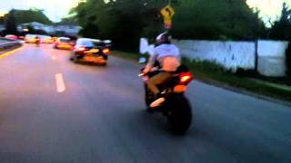 Riding My Motorcycle In Staten Island