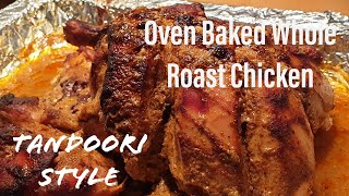 TANDOORI CHICKEN RECIPE IN OVEN  ● HOW TO MAKE CHICKEN TANDOORI ● INDIAN  ROAST CHICKEN RECIPES