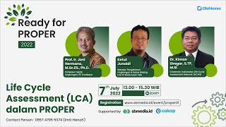 Life Cycle Assessment (LCA) dalam PROPER | Ready for PROPER 2022