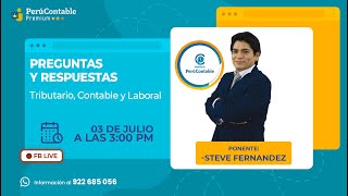 🔴Perucontable Premium: SECCIÓN DE PREGUNTAS Y RESPUESTAS 03/07/24