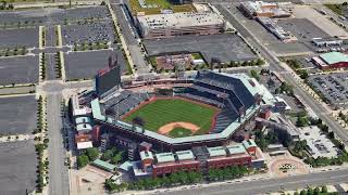 Citizens Bank Park Orbit in Google Earth