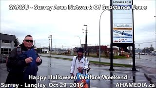 SANSU Surrey Area Network of Substance Users goes to Langley on Oct 29 2016