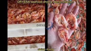 DRYERA brand Heat Pump Seafood Shrimp Squid Abalone Dryer