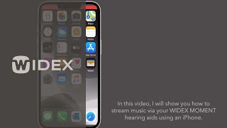 How-to-video for streaming music using Widex hearing aids and iPhone| Widex Hearing Aids