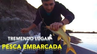 ⛵Conociendo un nuevo Lugar /PESCA de costa y embarcado/ #Encañandoemociones #rio #Pesca #lugar .