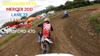 Brookthorpe mx track. 2024 Southern over 50's Championship Rd7 race1