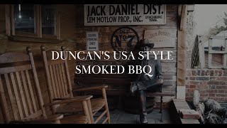 Duncan's USA style smoked BBQ