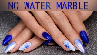 NO WATER MARBLE NAIL ART | PROVOCATER | MARTYNA MOLENDA