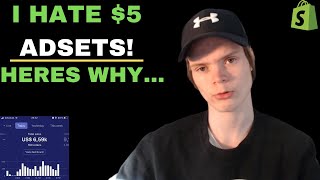 DONT run $5 Adsets - Heres Why (Shopify Dropshipping)