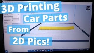 3D Printing Car Parts from a 2D Picture