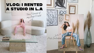 Vlog: Rented a studio in L.A/ Photographed my Best Friend (Final Edits included)