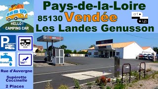 85 Aire camping-car "Les Landes Genusson" Hello!camping-car