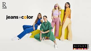 ¡Jeans a color es todo lo que necesitas en esta temporada!