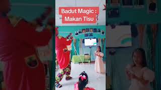 Badut Magic : Makan Tisu #viral #magic #magictrick #magician #abambelon88