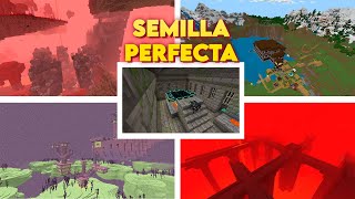 🔥La MEJOR SEMILLA de MINECRAFT 1.20 BEDROCK para Survival!  #minecraft