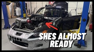 LS swapped S2000 FINISHING UP THE ENGINE SWAP!