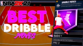 BEST DRIBBLE MOVES IN 2K21***