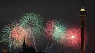 Macau Fireworks 2022 - Parade for Celebration of the Year of the Tiger