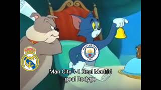 Real Madrid vs Manchester City highlights #rma_vs_mc #shorts