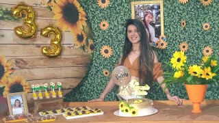 Festa Tema Girassol 🌻 - Meu Aniversário