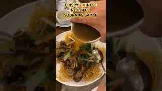 NAPAKASARAP NA CRISPY CHINESE NOODLES #delicousfood #crispy #chinesenoodles #food #shorts #viral