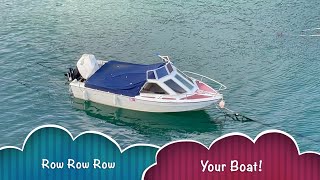 Row Row Row Your Boat | Nursery Rhyme with Real Boats | Music for Toddlers