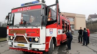 Hasiči Andělská Hora - hasičské auto Melč