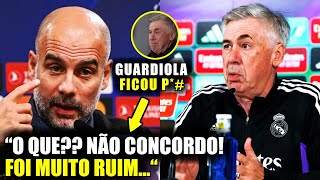 🚨 EITA! Olha o que o GUARDIOLA FALOU DO CARLO ANCELOTTI E DO REAL MADRID HOJE!