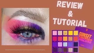 REVIEW & TUTORIAL | beauty bay: sunset horizons palette | melissajackson07