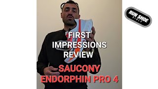 SAUCONY ENDORPHIN PRO 4 - Watch this!!