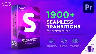 NEW UPDATE Seamless Transitions For Premiere Pro