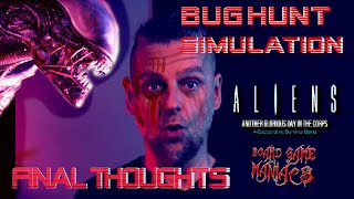 Aliens I AGDITC  I BugHunt Training Simulation I Closing Thoughts I BoardGameManiacs