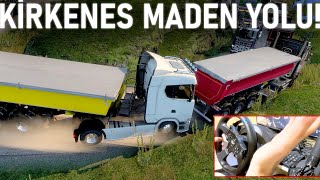 TRAFİKTE TAMPON YAPTIM! (SON GAZ EFSANE ÇIKIŞ) - KİRKENES MADEN YOLU - ETS 2 MP ProMods T300RS GT