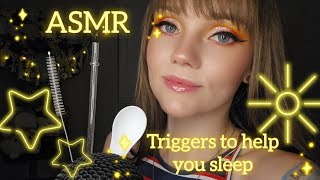 ASMR| Deep Brain Melting Triggers for Sleep |Whispering, Triggers Directly on The Mic,& Mouth Sounds