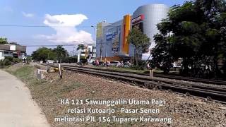 [SPECIAL HUNT 2017 - DAY 1 - EPISODE 38] KA Sawunggalih Utama (Kutoarjo - Pasar Senen) - 13:20 WIB