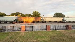 SB NS two lead unit 7599-8033 and DPU 4542 in Dalton, Georgia 09/22/24