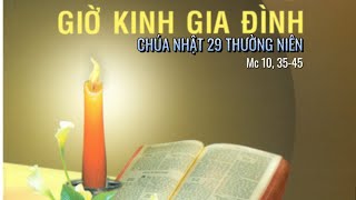 CHÚA NHẬT 29 TN 20/10/2024