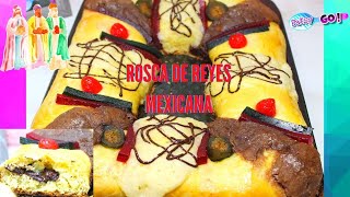 ⭐️🍫ROSCA DE REYES MEXICANA | FÁCIL Y RÁPIDA | SIN Amasar | Rosca De Reyes Rellena