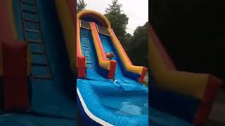 Dad vs. Water Slide