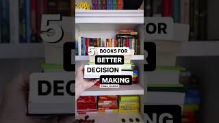 Read these 5 books for Better decision making | #descisionmaking #books #shorts